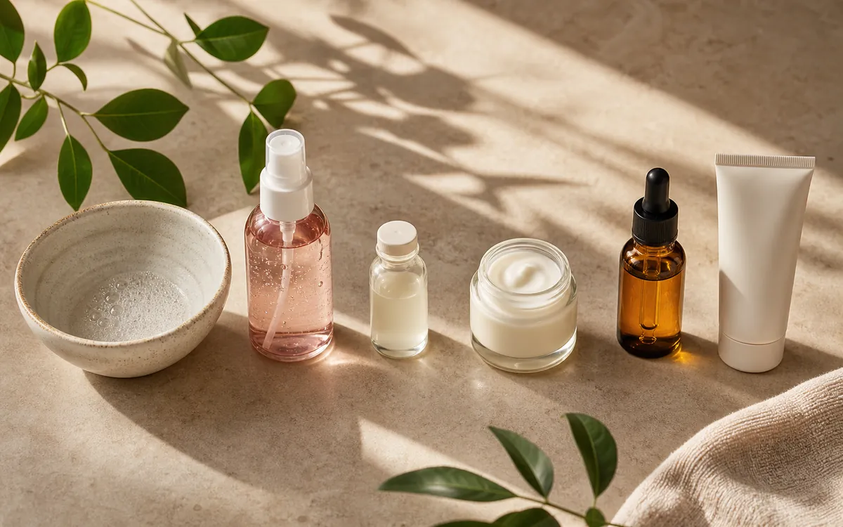 Correct morning and night skincare order